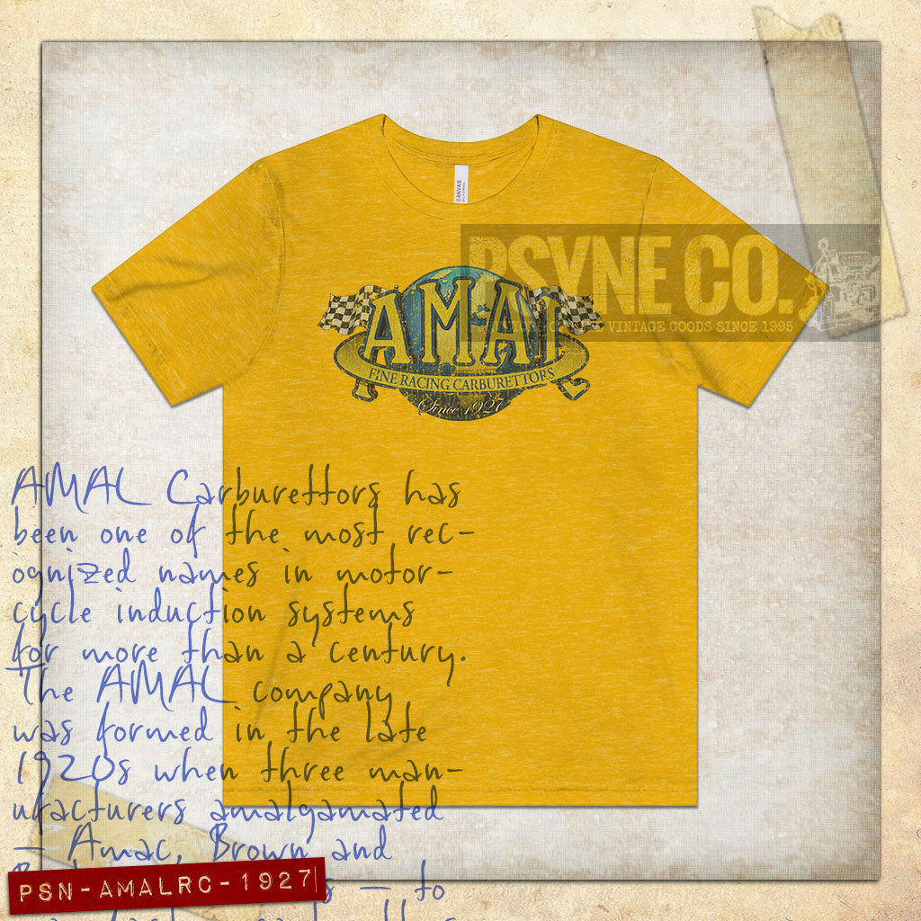 AMAL Racing Carburettors 1927 Vintage Men's T-Shirt