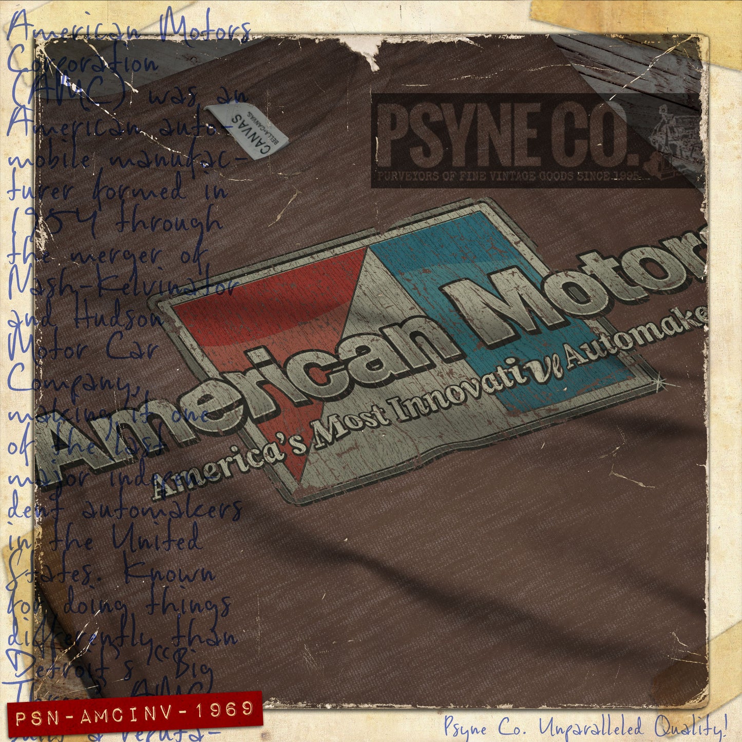 American Motors Innovation 1969 Vintage Men's T-Shirt