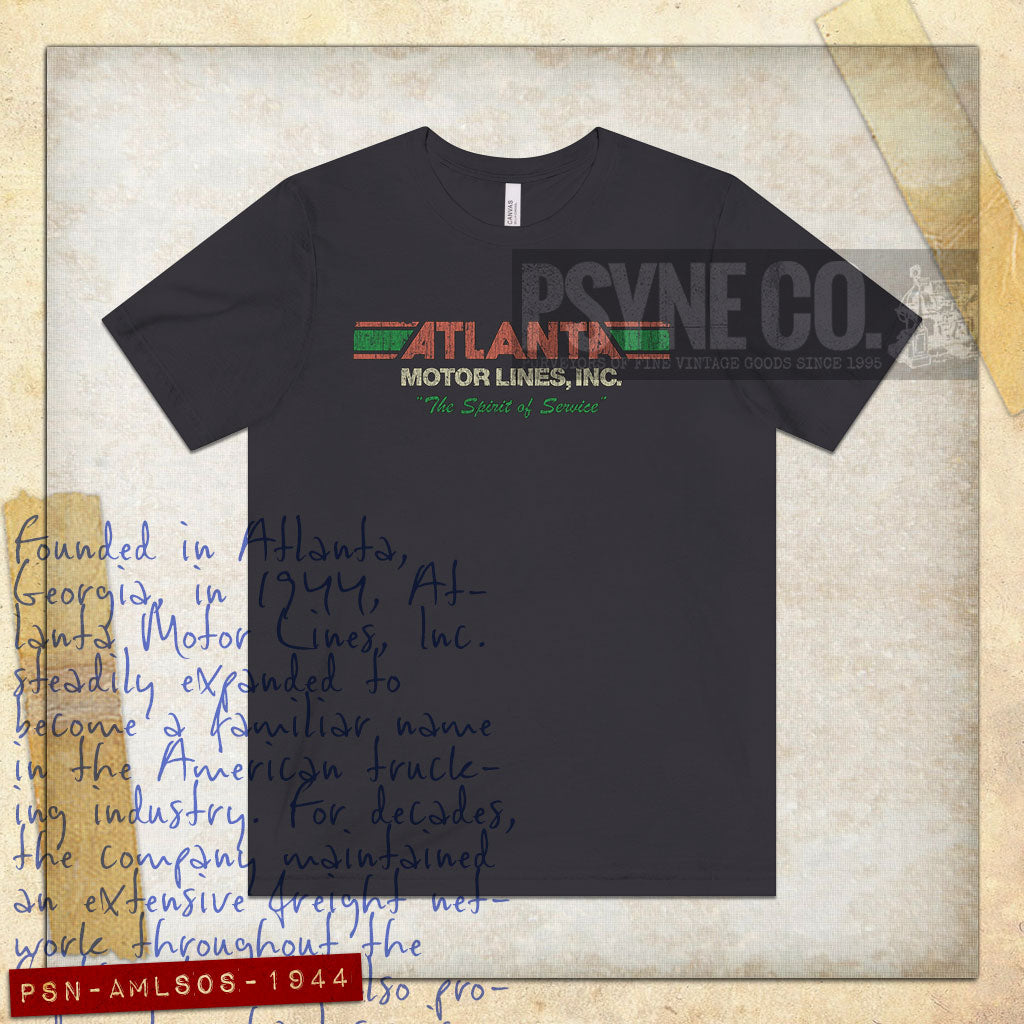 Atlanta Motor Lines Spirit of Service 1944 Vintage Men's T-Shirt