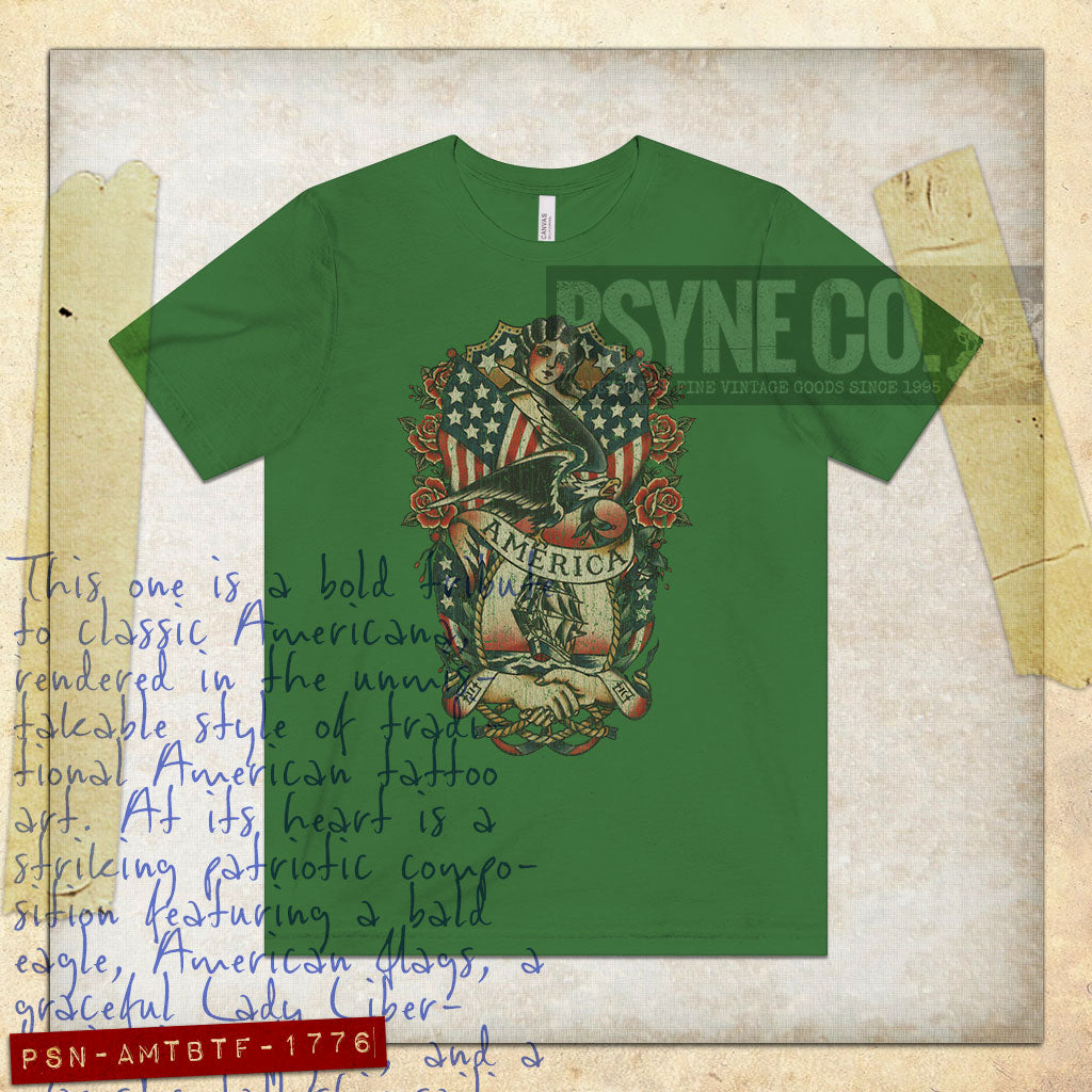 America The Beautiful 1776 Vintage Men's T-Shirt