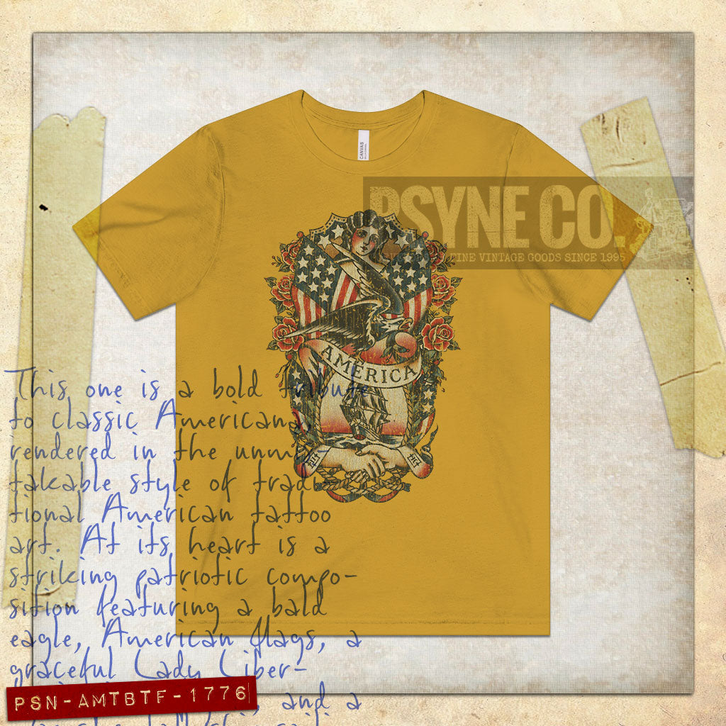 America The Beautiful 1776 Vintage Men's T-Shirt