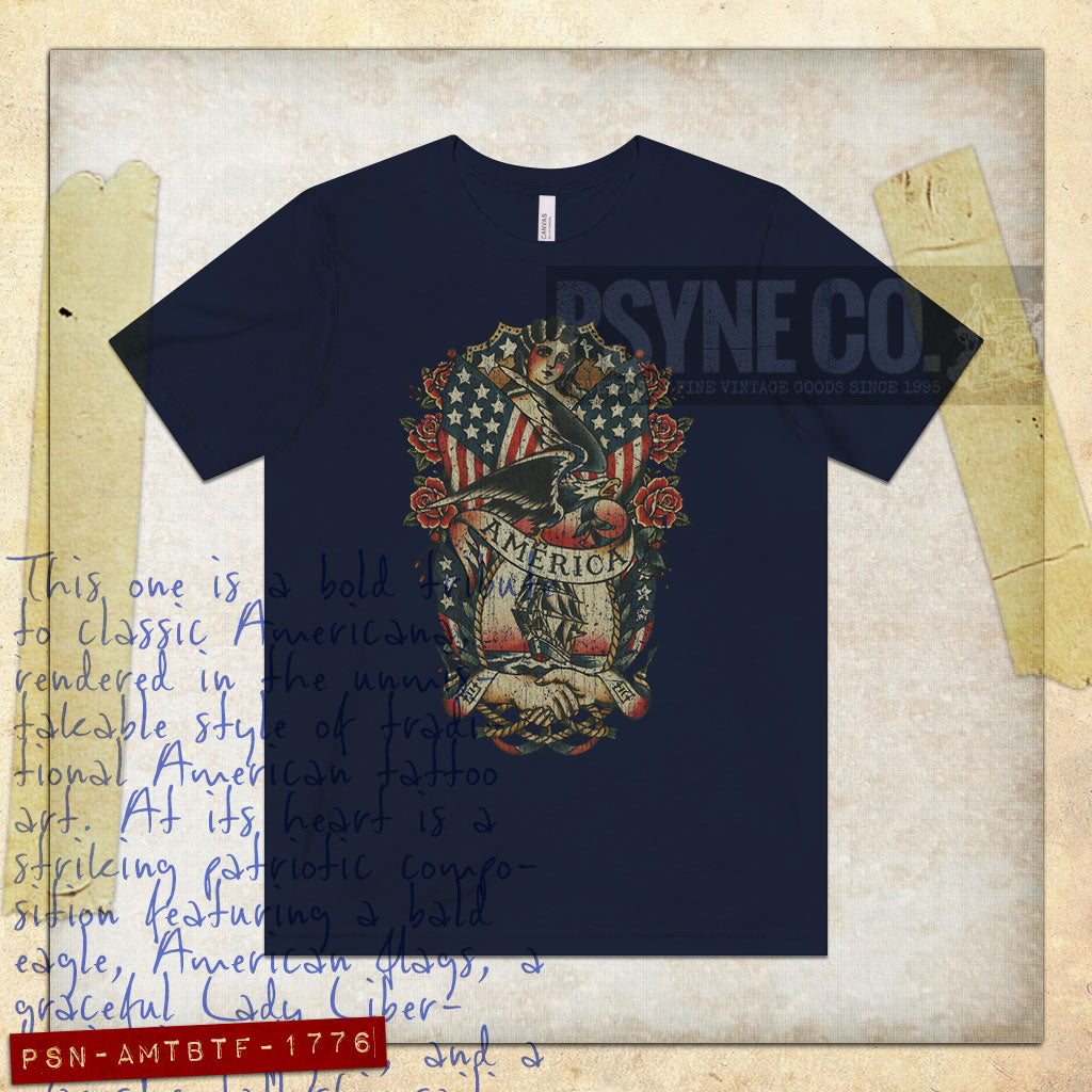 America The Beautiful 1776 Vintage Men's T-Shirt