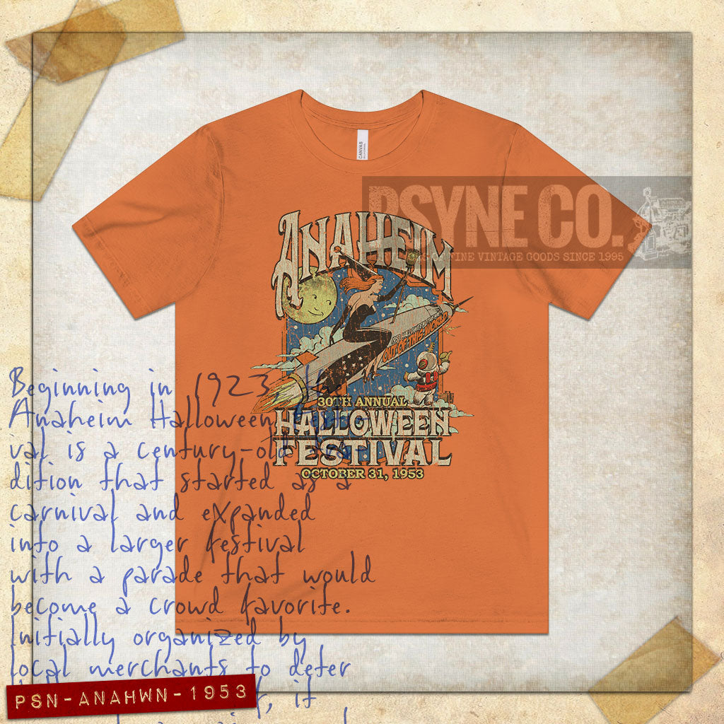 Anaheim Halloween Festival 1953 Vintage Men's T-Shirt