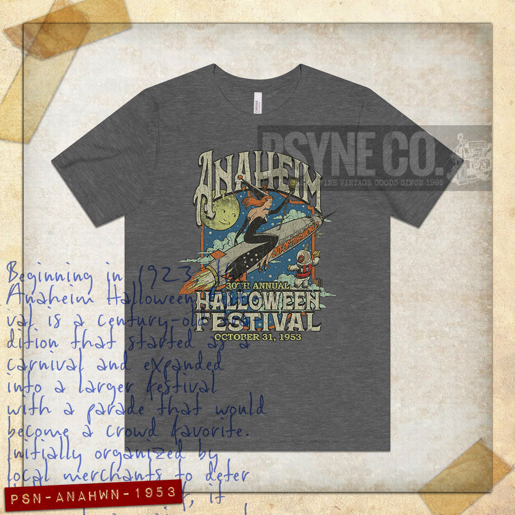 Anaheim Halloween Festival 1953 Vintage Men's T-Shirt