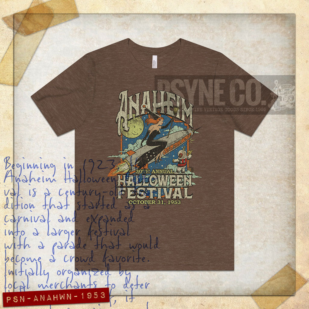 Anaheim Halloween Festival 1953 Vintage Men's T-Shirt