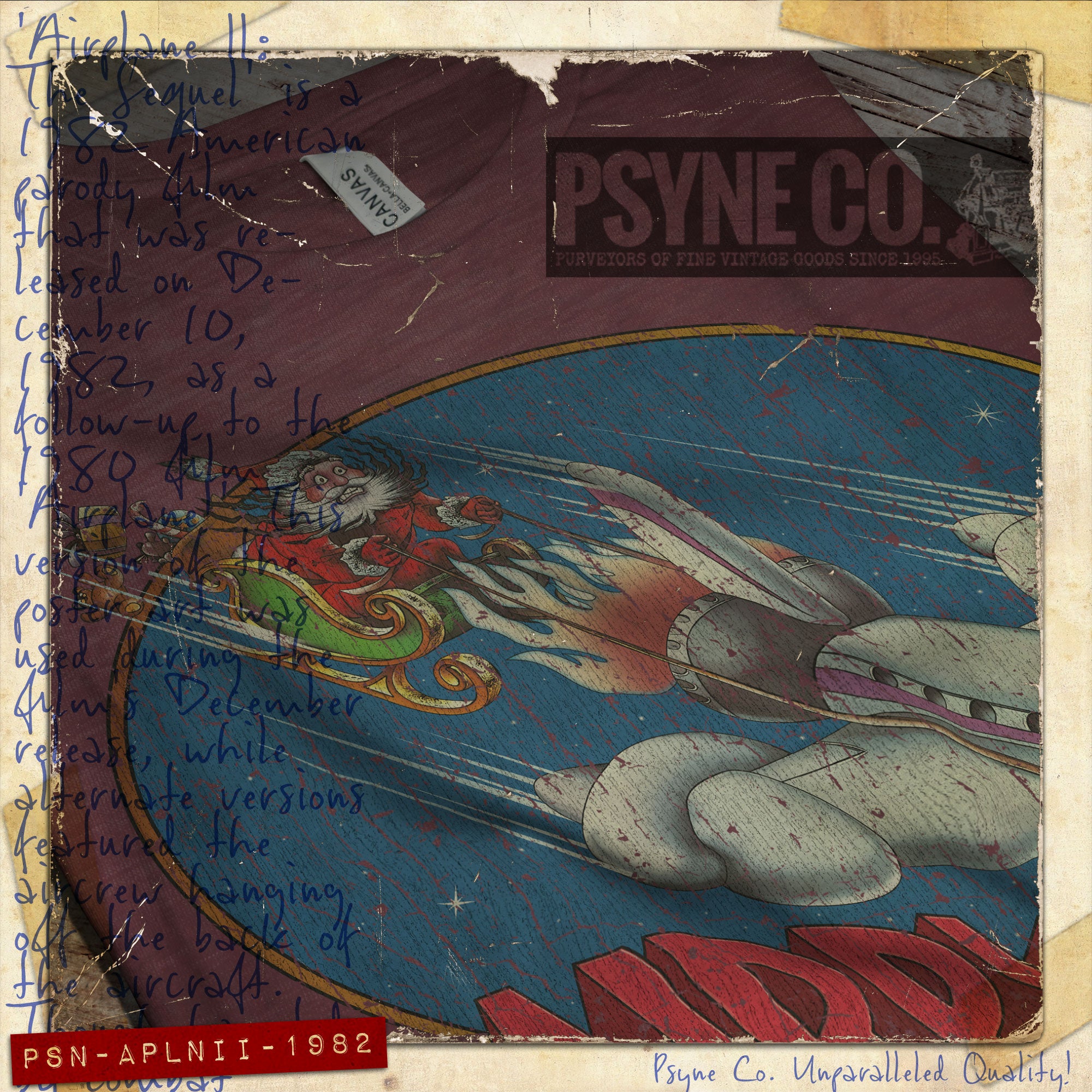 Airplane II - Christmas Sequel 1982 Vintage Men's T-Shirt