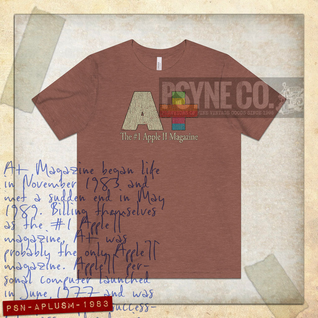 A+ Magazine 1983 Vintage Men's T-Shirt