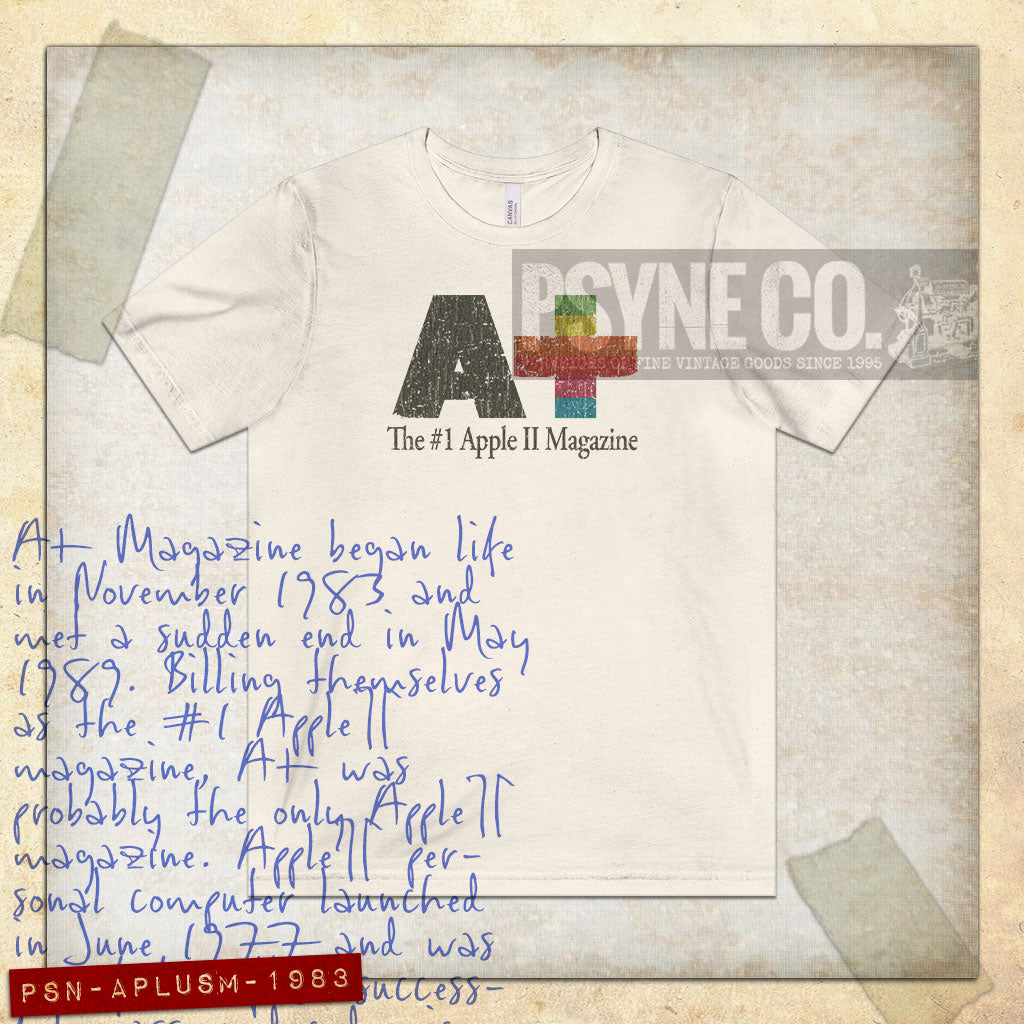 A+ Magazine 1983 Vintage Men's T-Shirt