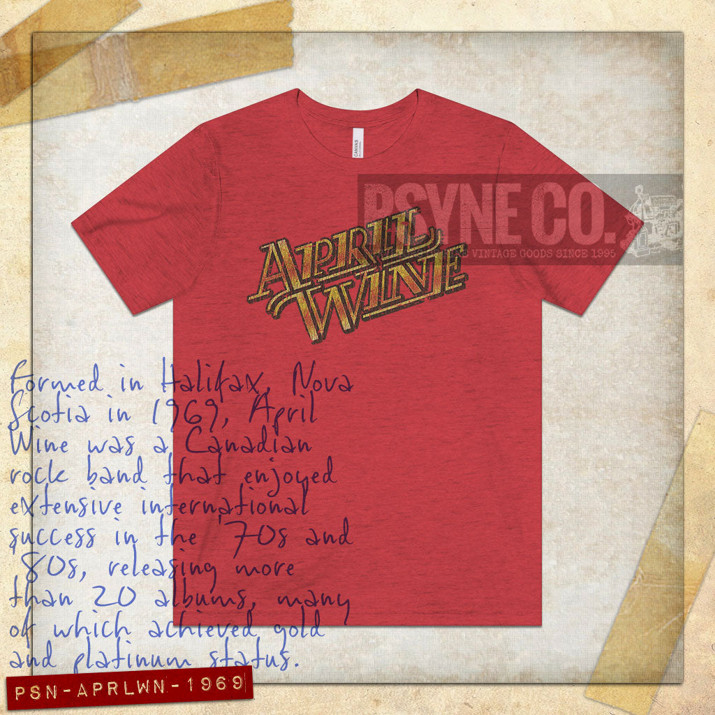 April Wine 1969 Vintage Men's T-Shirt