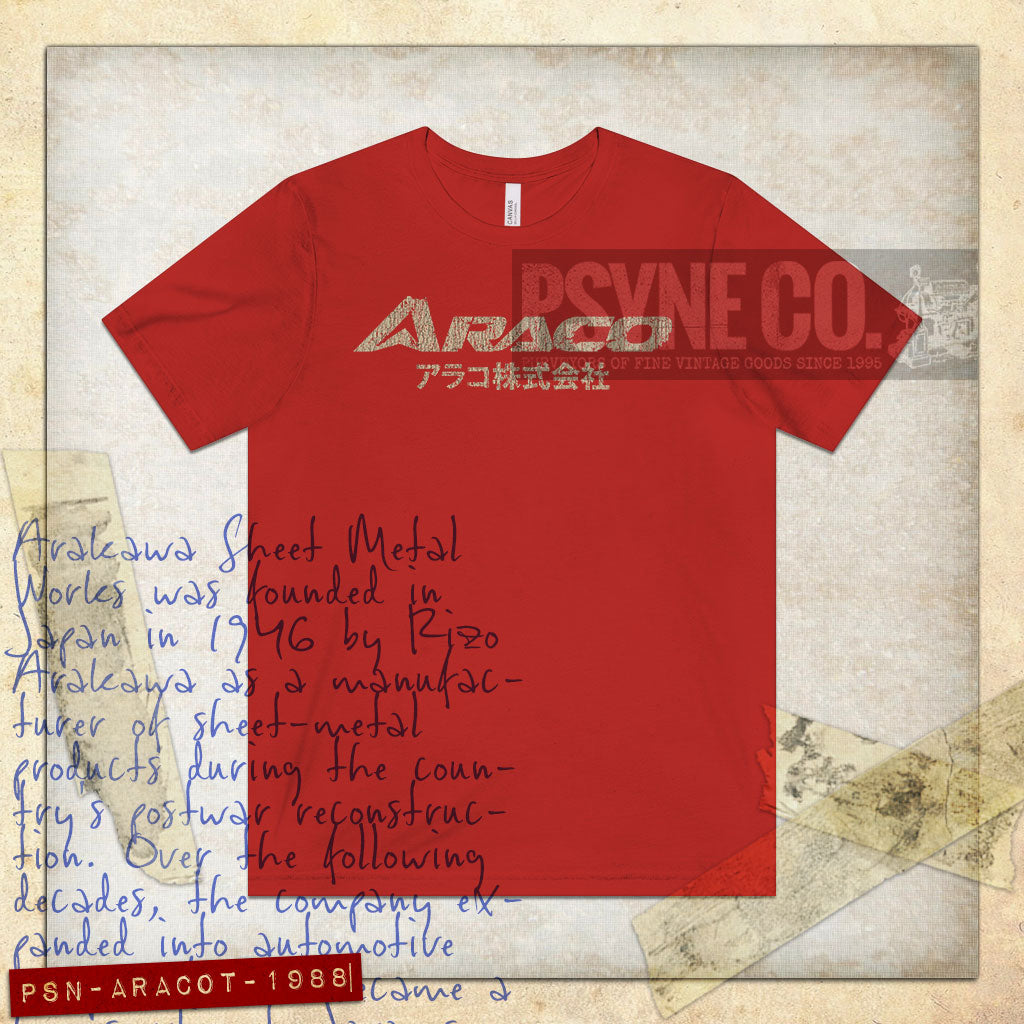 ARACO - Arakawa Auto Body Industry 1988 Vintage Men’s T-Shirt