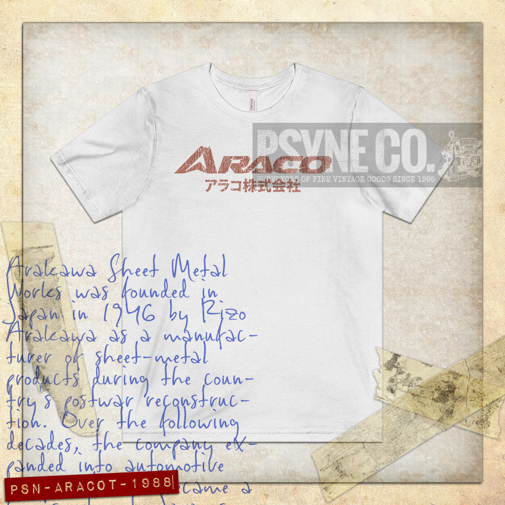 ARACO - Arakawa Auto Body Industry 1988 Vintage Men’s T-Shirt