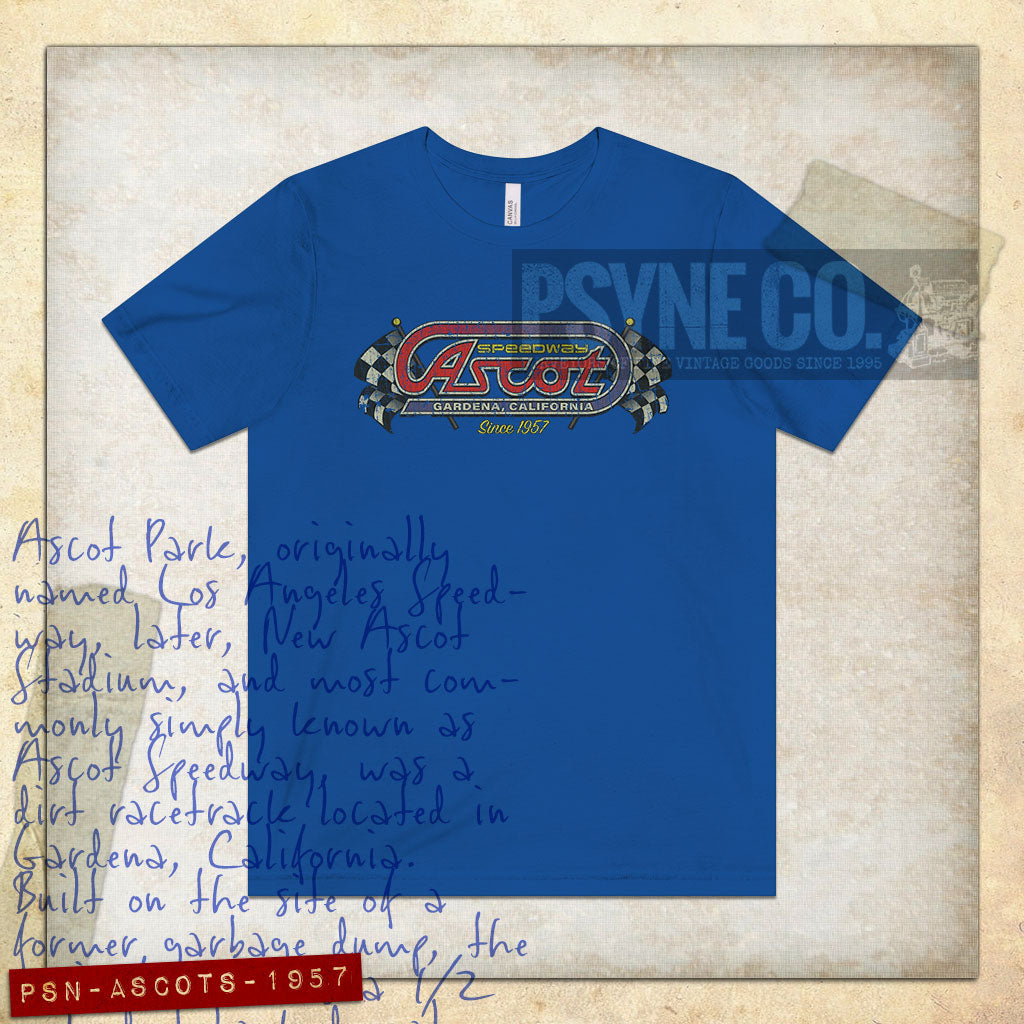 Ascot Speedway 1957 Vintage Men's T-Shirt