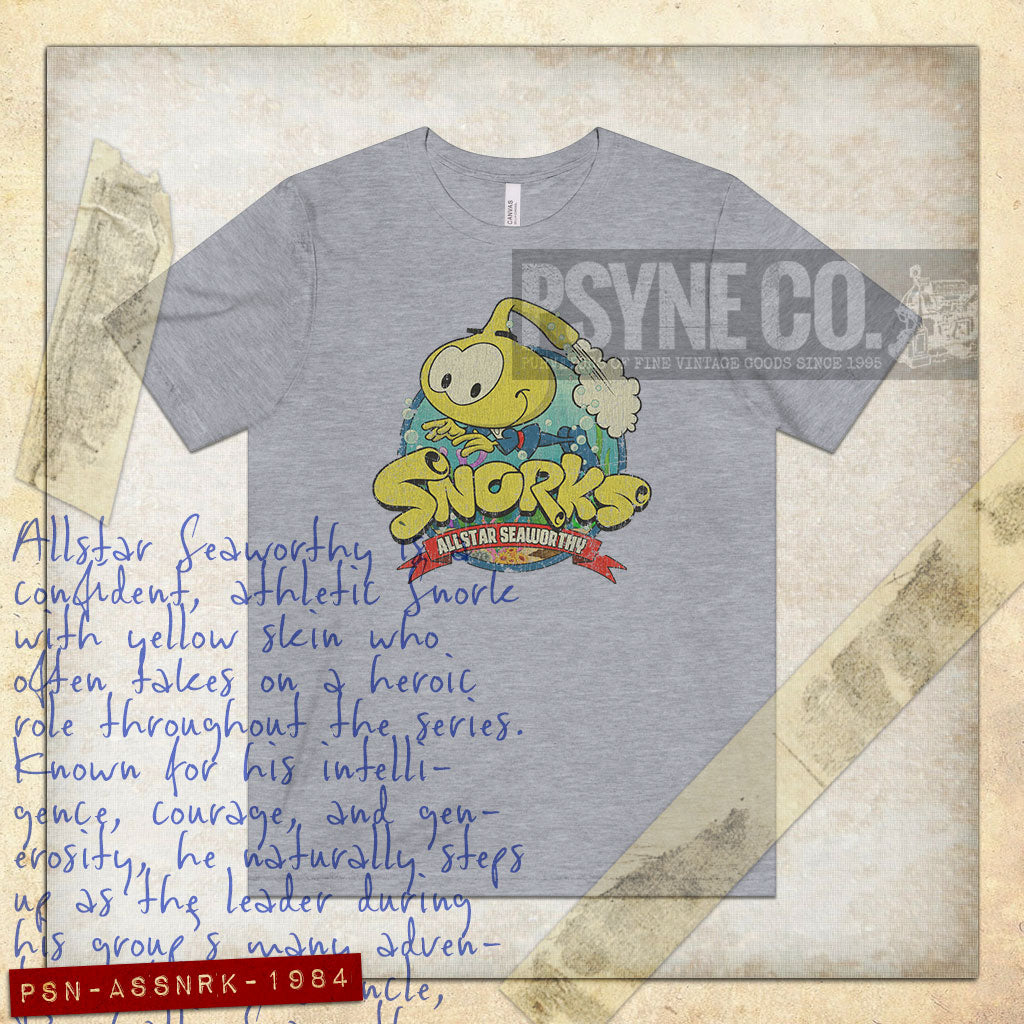 Allstar Seaworthy the Snork 1984 Vintage Men's T-Shirt