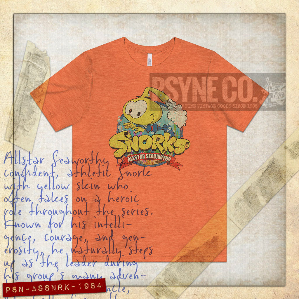 Allstar Seaworthy the Snork 1984 Vintage Men's T-Shirt