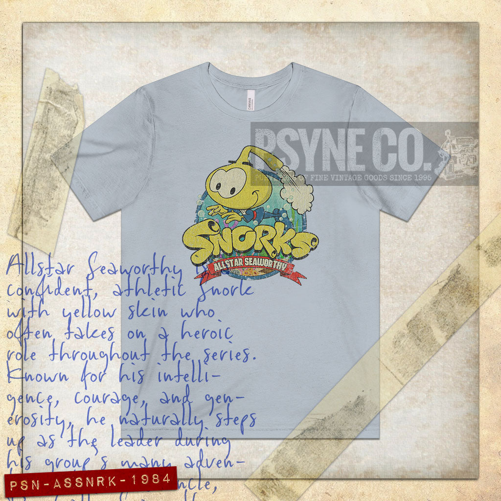 Allstar Seaworthy the Snork 1984 Vintage Men's T-Shirt