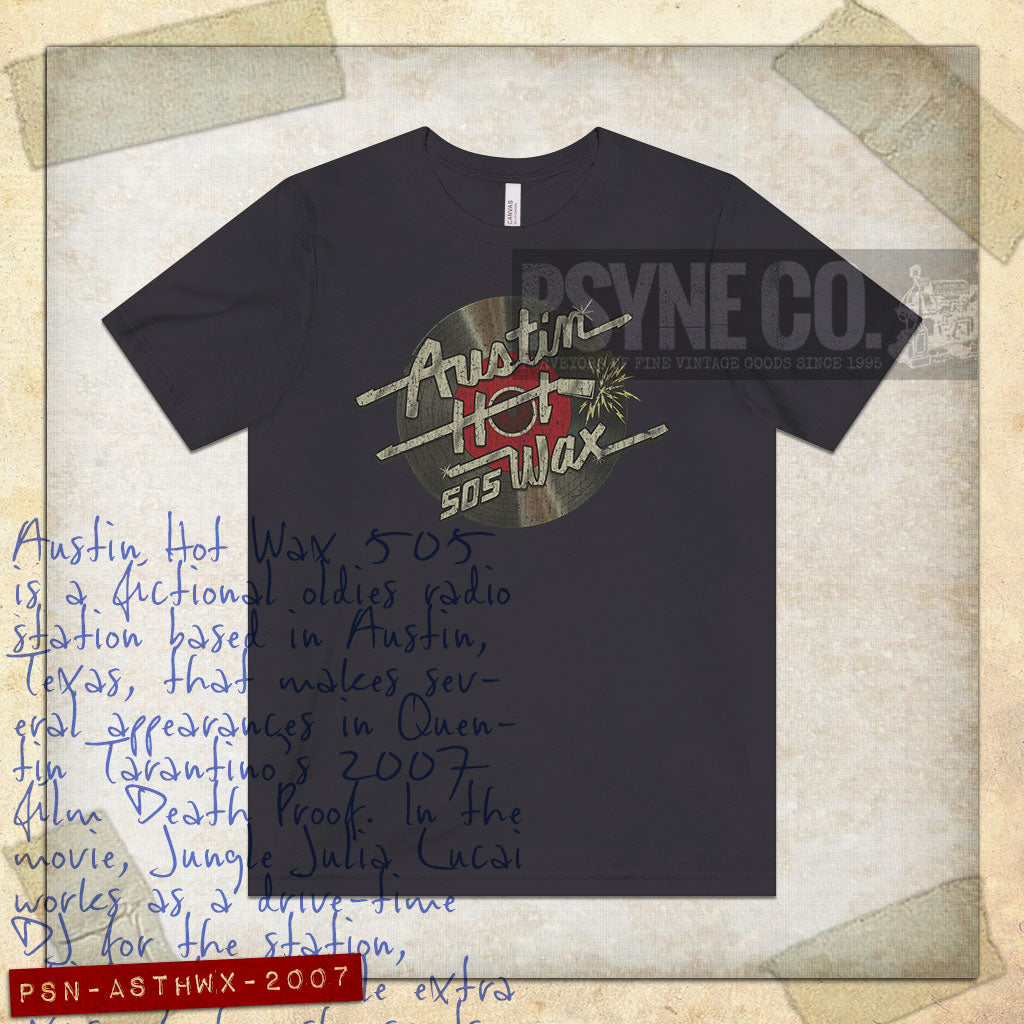 Austin Hot Wax 505 Radio 2007 Vintage Men's T-Shirt