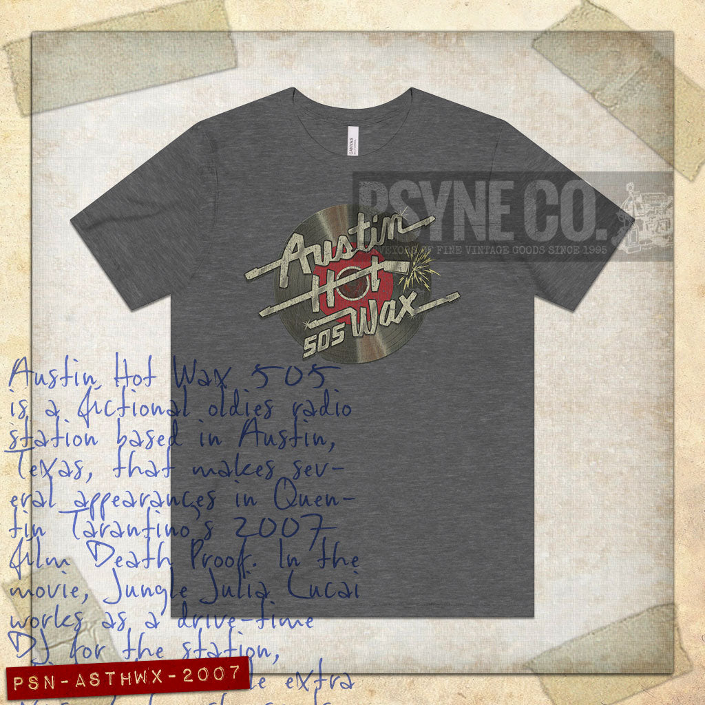 Austin Hot Wax 505 Radio 2007 Vintage Men's T-Shirt
