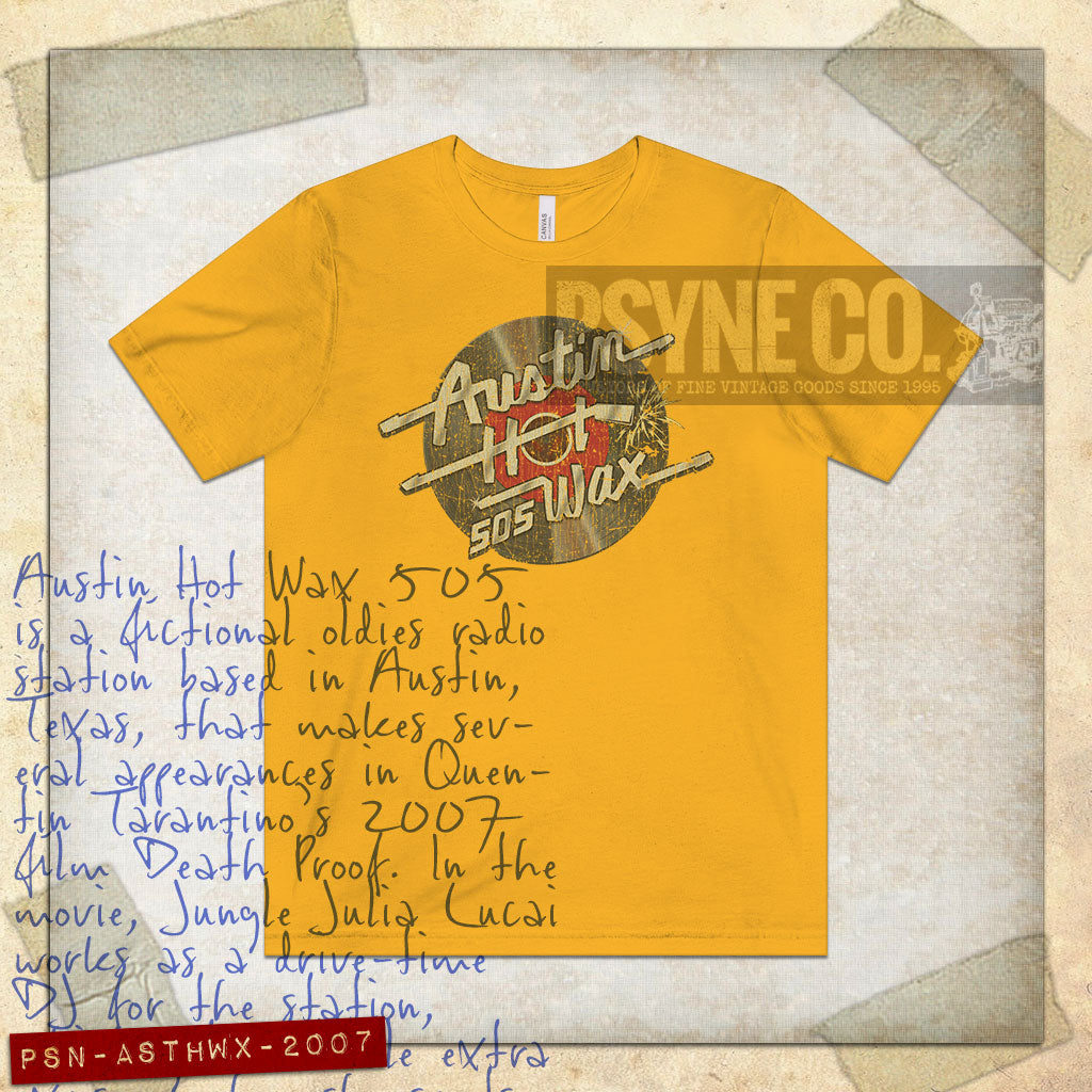 Austin Hot Wax 505 Radio 2007 Vintage Men's T-Shirt
