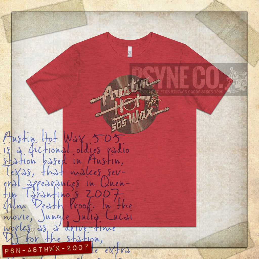 Austin Hot Wax 505 Radio 2007 Vintage Men's T-Shirt