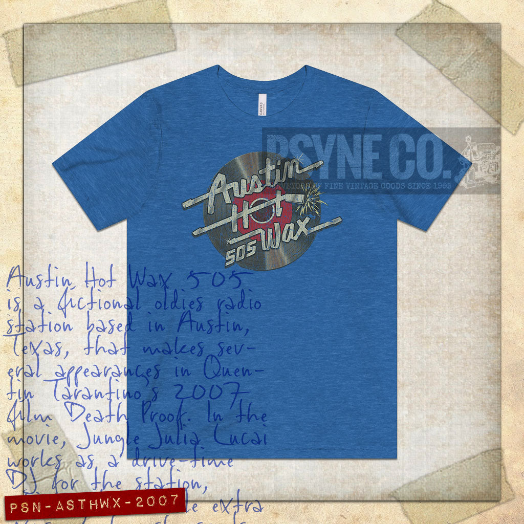 Austin Hot Wax 505 Radio 2007 Vintage Men's T-Shirt