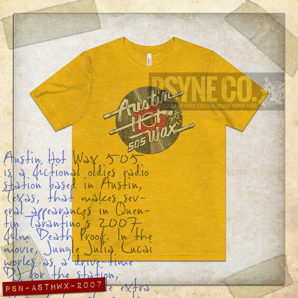 Austin Hot Wax 505 Radio 2007 Vintage Men's T-Shirt