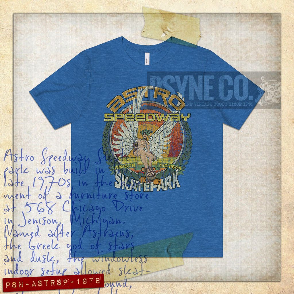 Astro Speedway Skatepark 1978 Vintage Men's T-Shirt