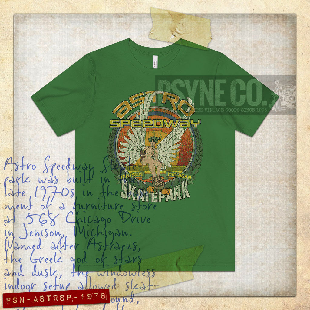 Astro Speedway Skatepark 1978 Vintage Men's T-Shirt