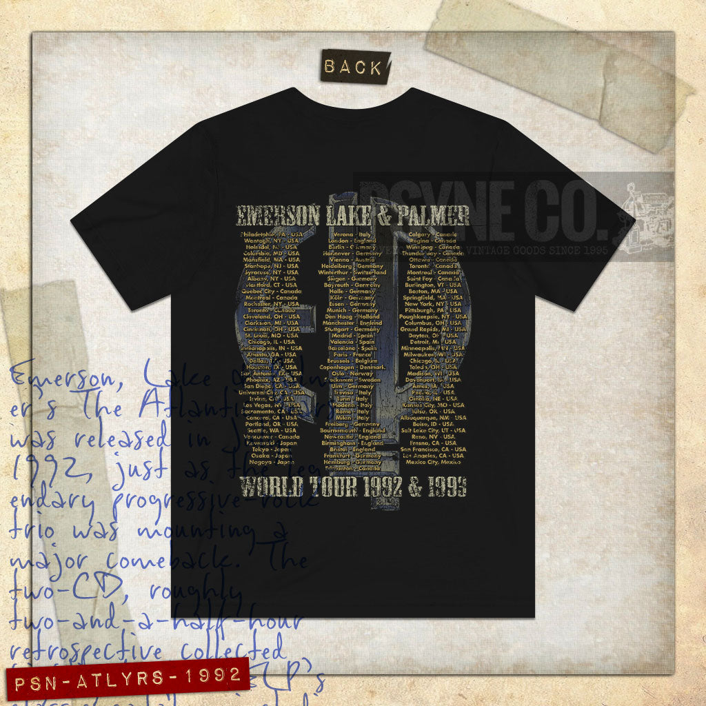 The Atlantic Years 1992 F/B Vintage Men's T-Shirt