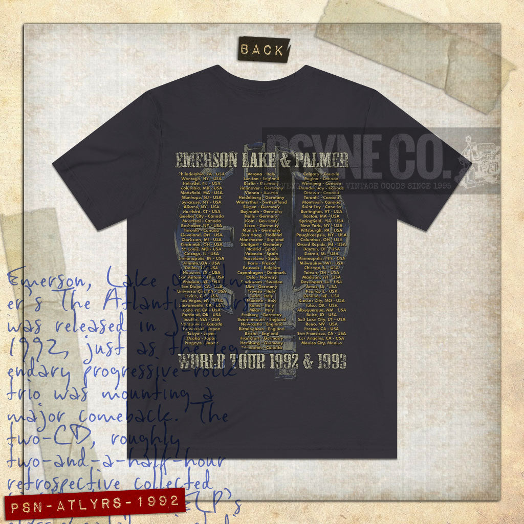 The Atlantic Years 1992 F/B Vintage Men's T-Shirt