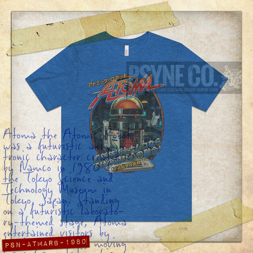 Atoma The Atomic Robot 1980 Vintage Men’s T-Shirt