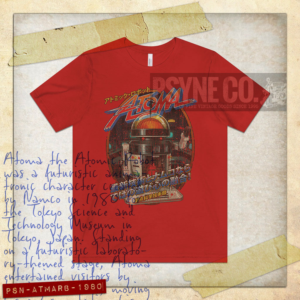 Atoma The Atomic Robot 1980 Vintage Men’s T-Shirt