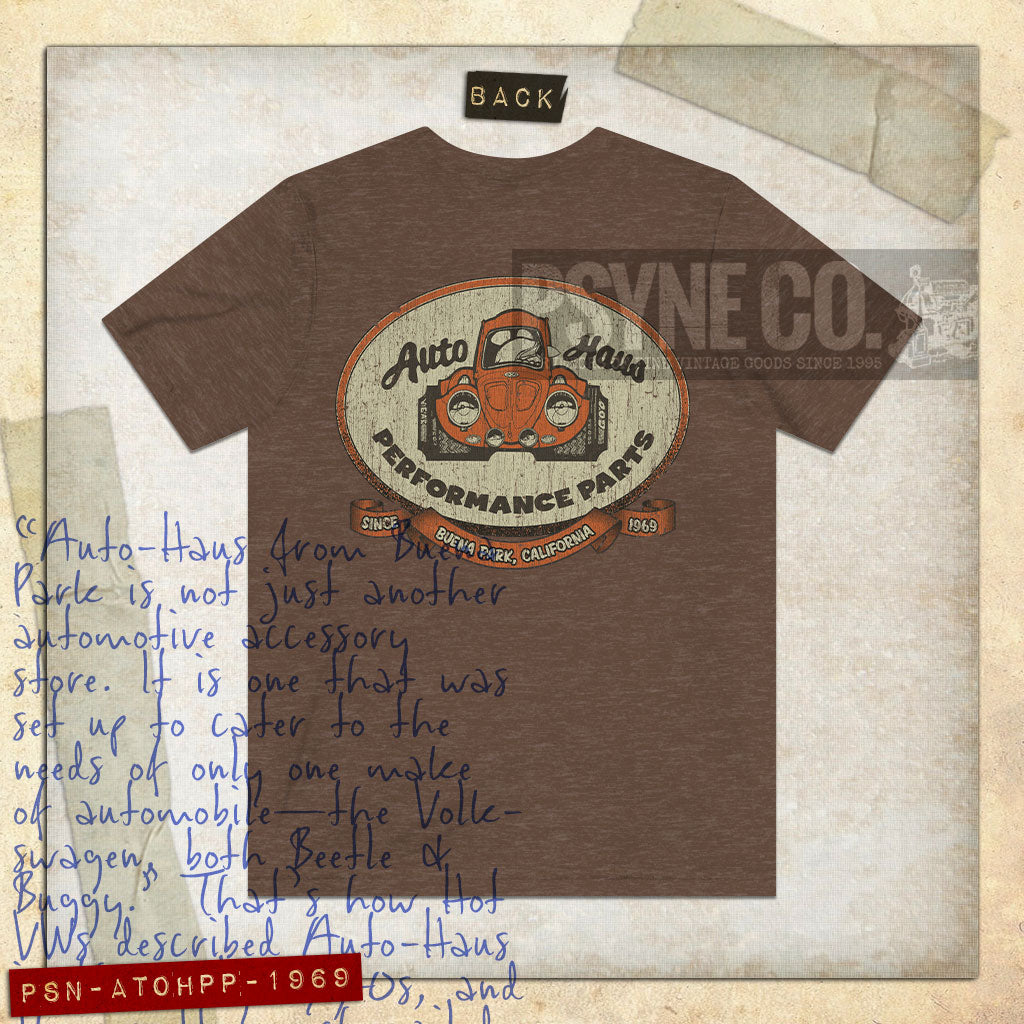 Auto-Haus Performance Parts 1969 F/B Vintage Men's T-Shirt