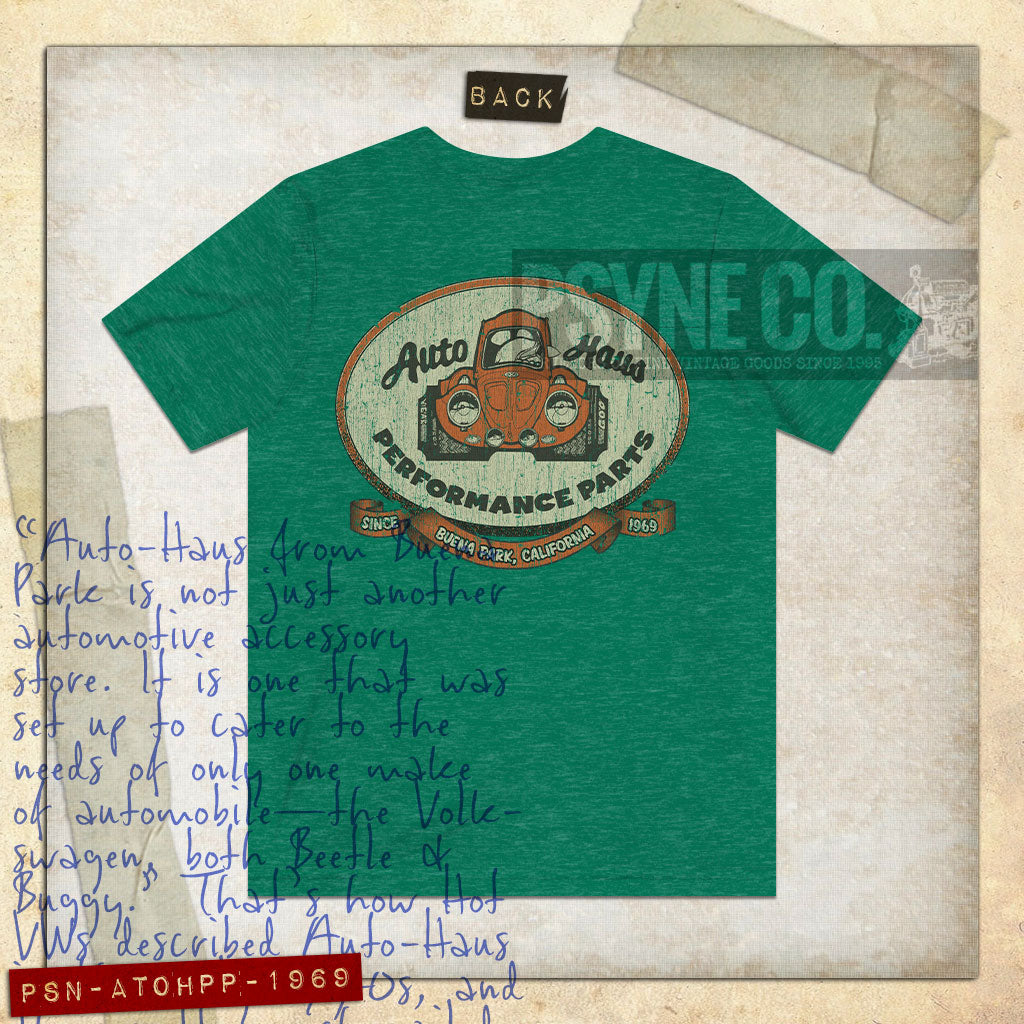 Auto-Haus Performance Parts 1969 F/B Vintage Men's T-Shirt