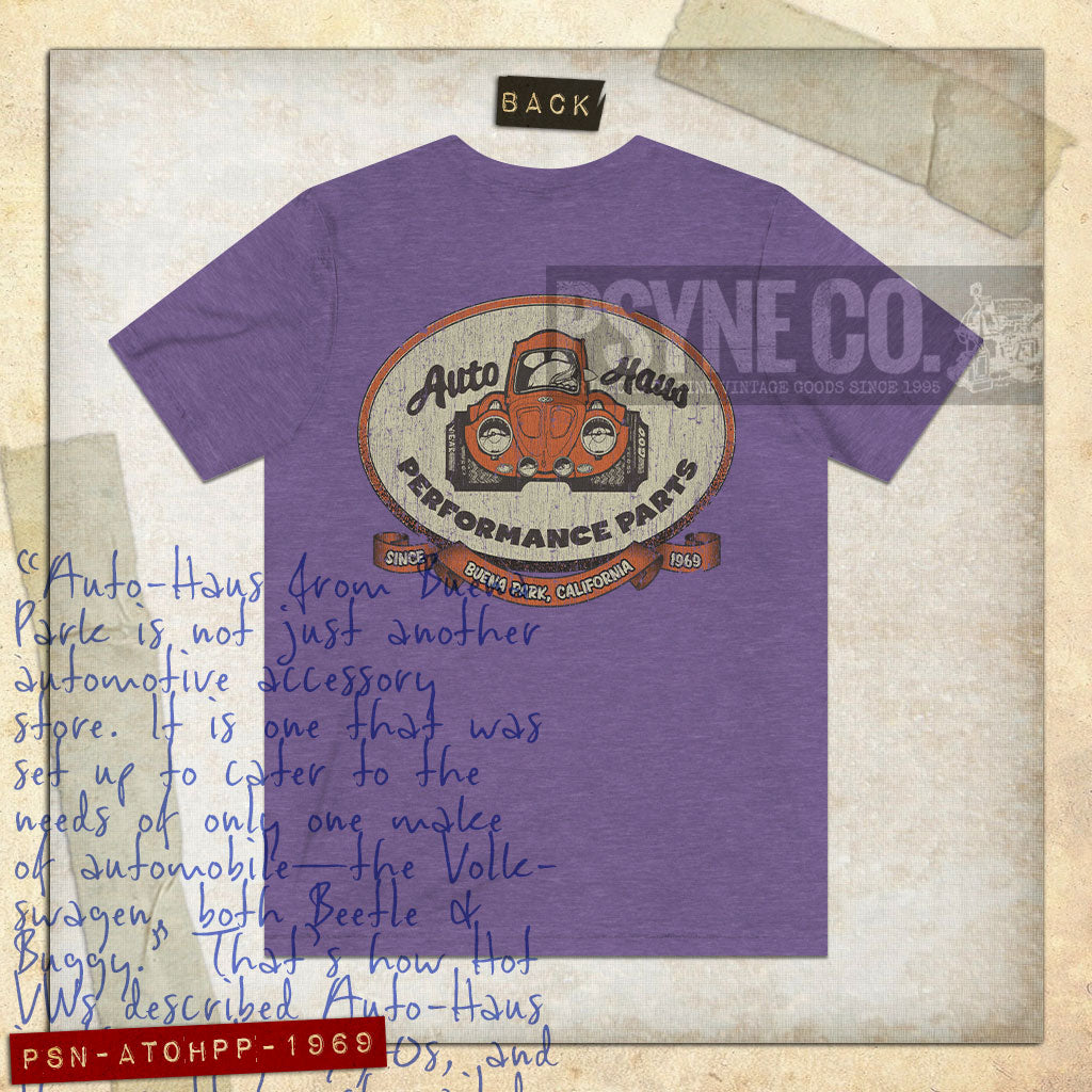 Auto-Haus Performance Parts 1969 F/B Vintage Men's T-Shirt