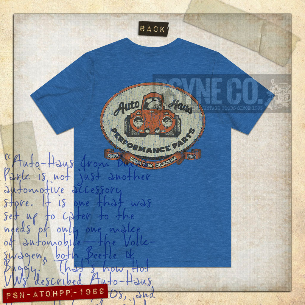 Auto-Haus Performance Parts 1969 F/B Vintage Men's T-Shirt