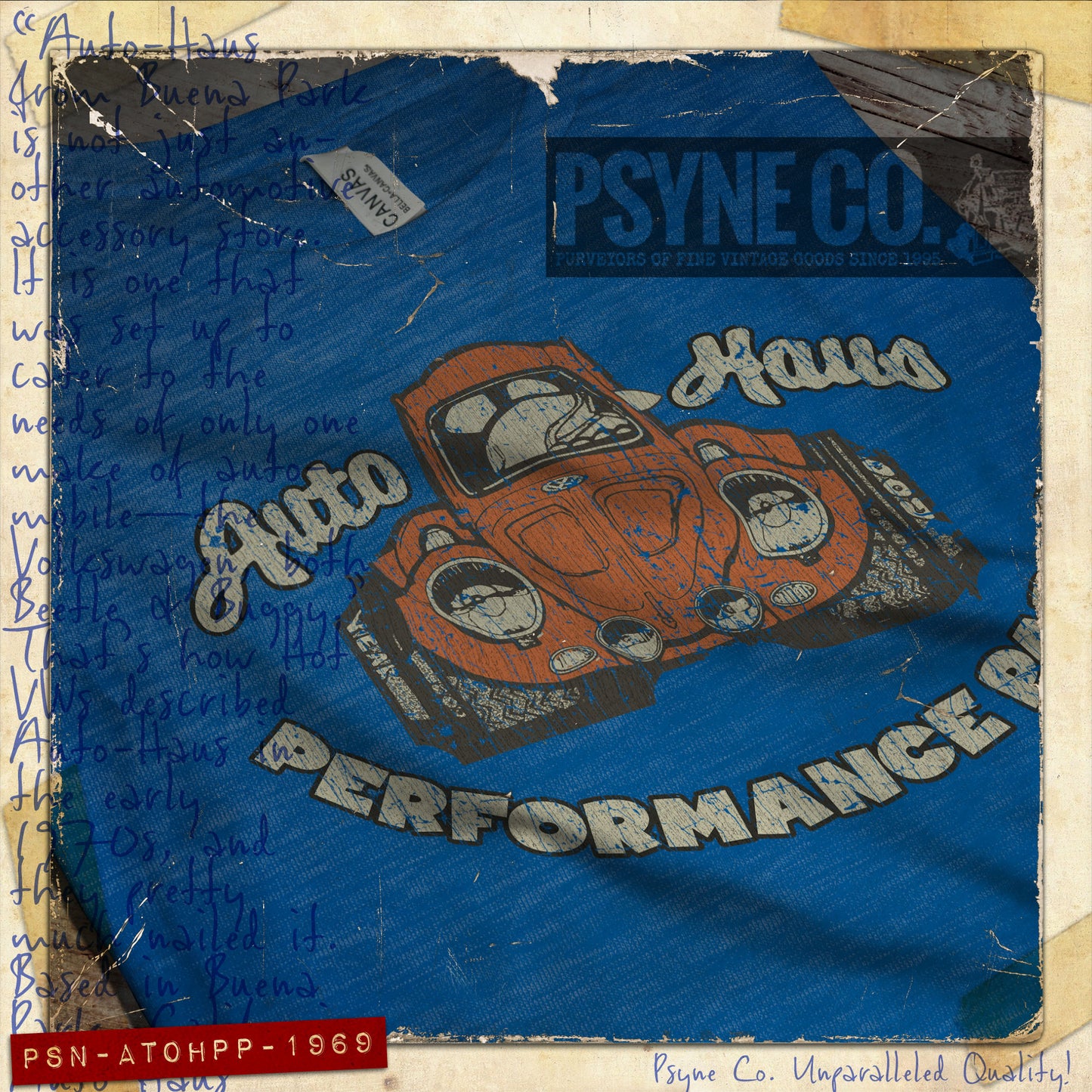 Auto-Haus Performance Parts 1969 Vintage Men's T-Shirt