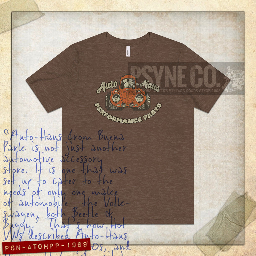 Auto-Haus Performance Parts 1969 Vintage Men's T-Shirt