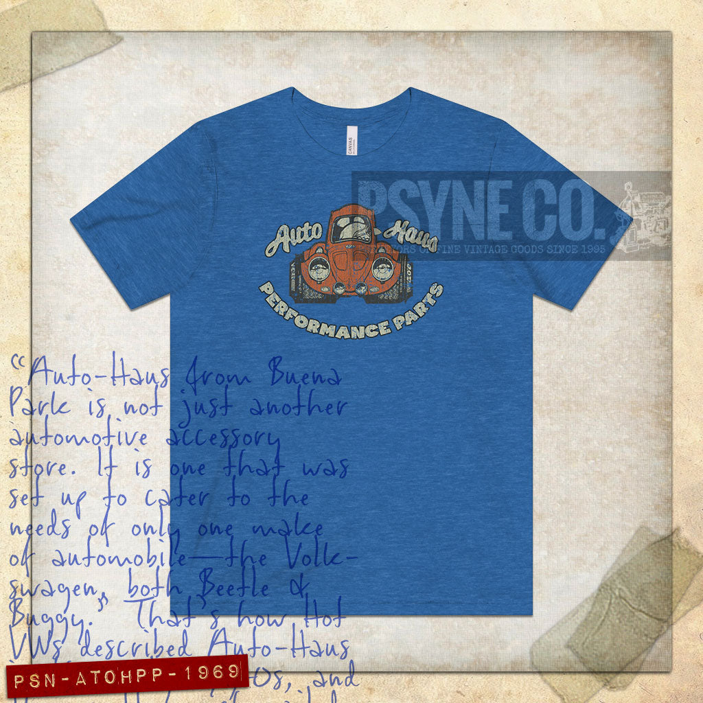 Auto-Haus Performance Parts 1969 Vintage Men's T-Shirt