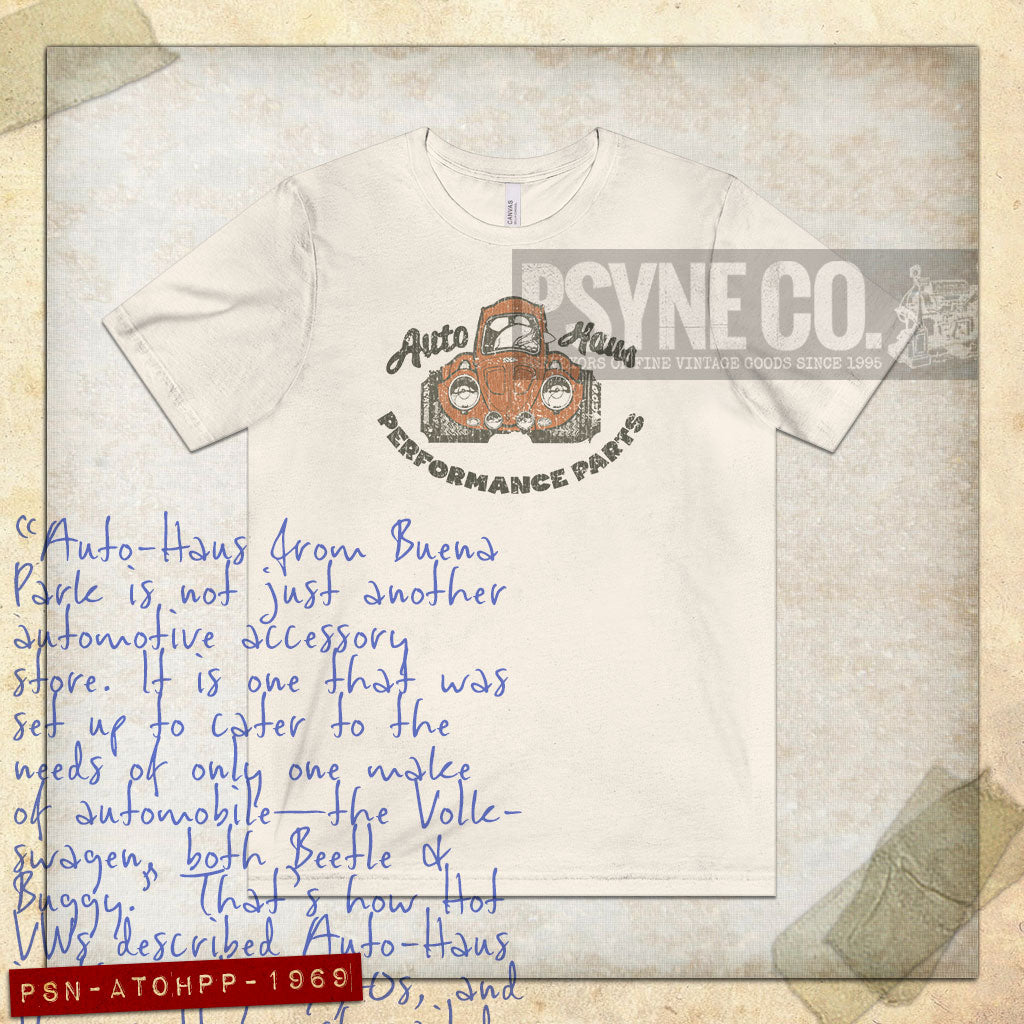 Auto-Haus Performance Parts 1969 Vintage Men's T-Shirt