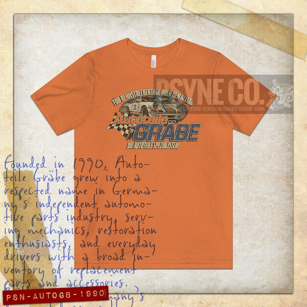 Autoteile Gräbe 1990 Vintage Men's T-Shirt