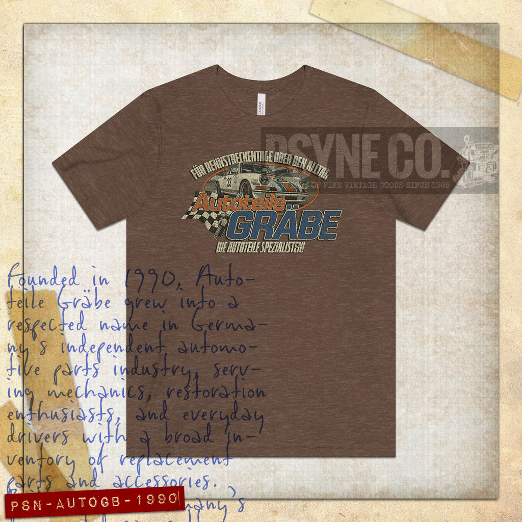 Autoteile Gräbe 1990 Vintage Men's T-Shirt