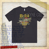 B-24 Liberator 50th Anniversary 1989 Vintage Men's T-Shirt