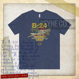 B-24 Liberator 50th Anniversary 1989 Vintage Men's T-Shirt