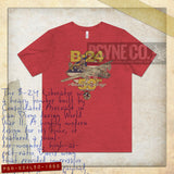 B-24 Liberator 50th Anniversary 1989 Vintage Men's T-Shirt