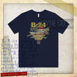 B-24 Liberator 50th Anniversary 1989 Vintage Men's T-Shirt