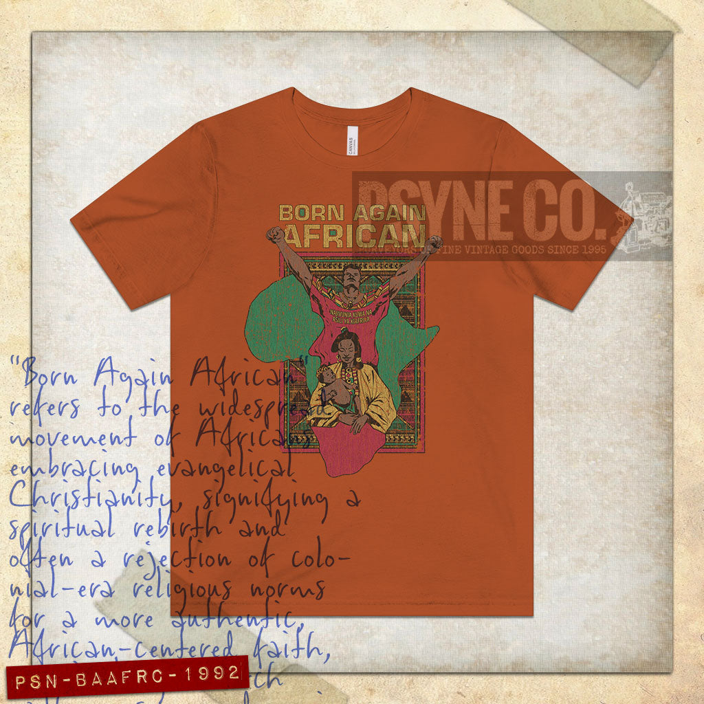 Born Again African 1992 Vintage Men's T-Shirt
