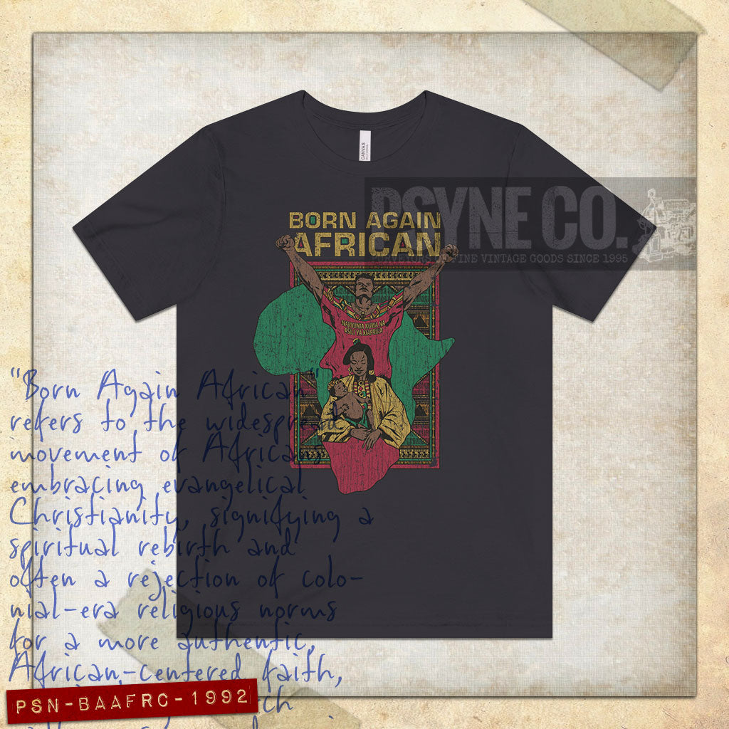 Born Again African 1992 Vintage Men's T-Shirt