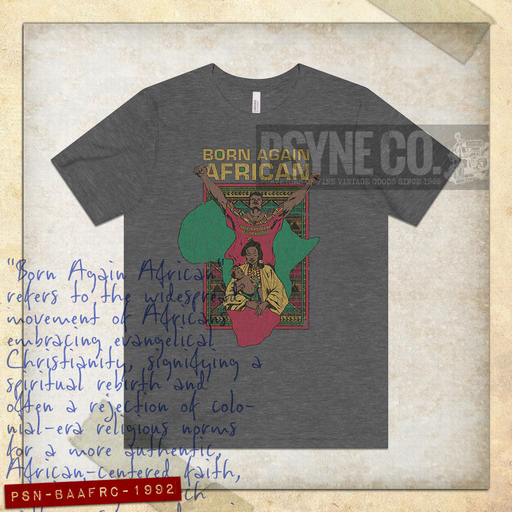 Born Again African 1992 Vintage Men's T-Shirt