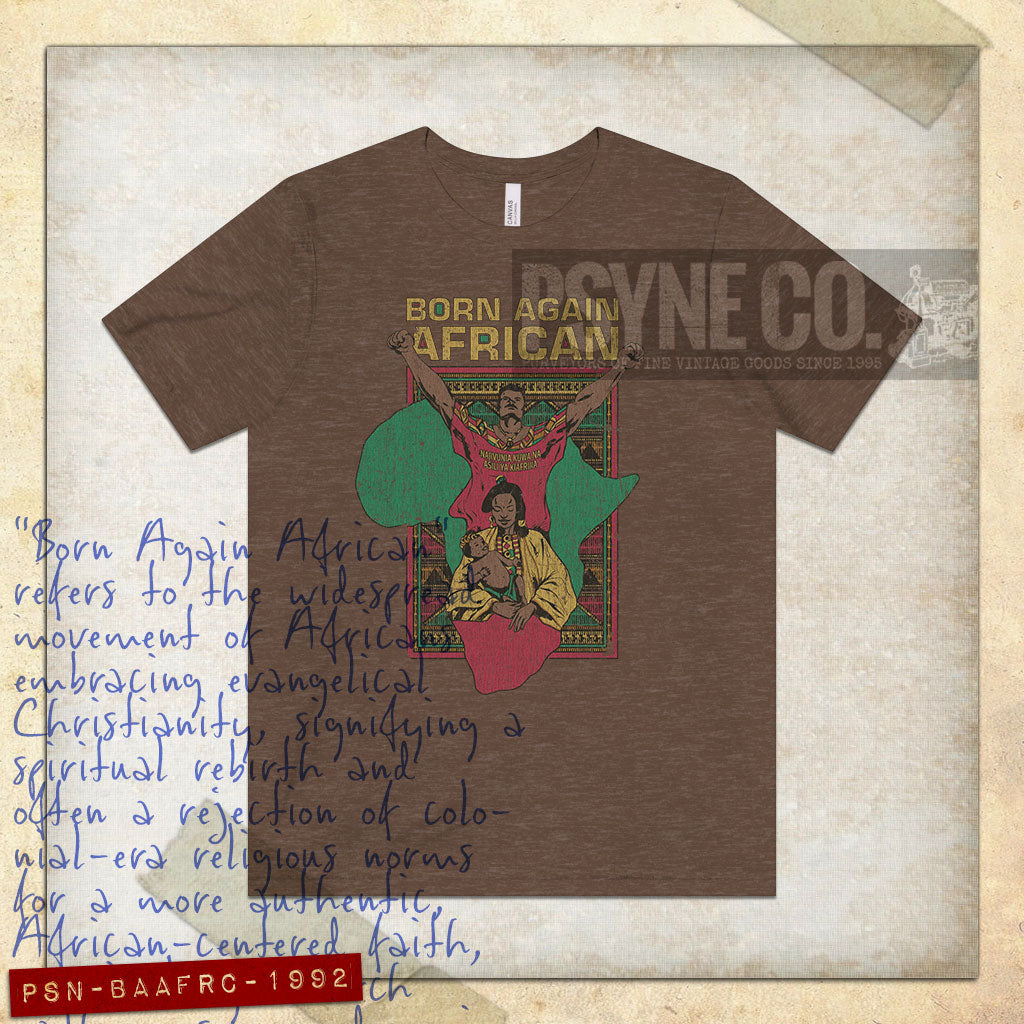 Born Again African 1992 Vintage Men's T-Shirt