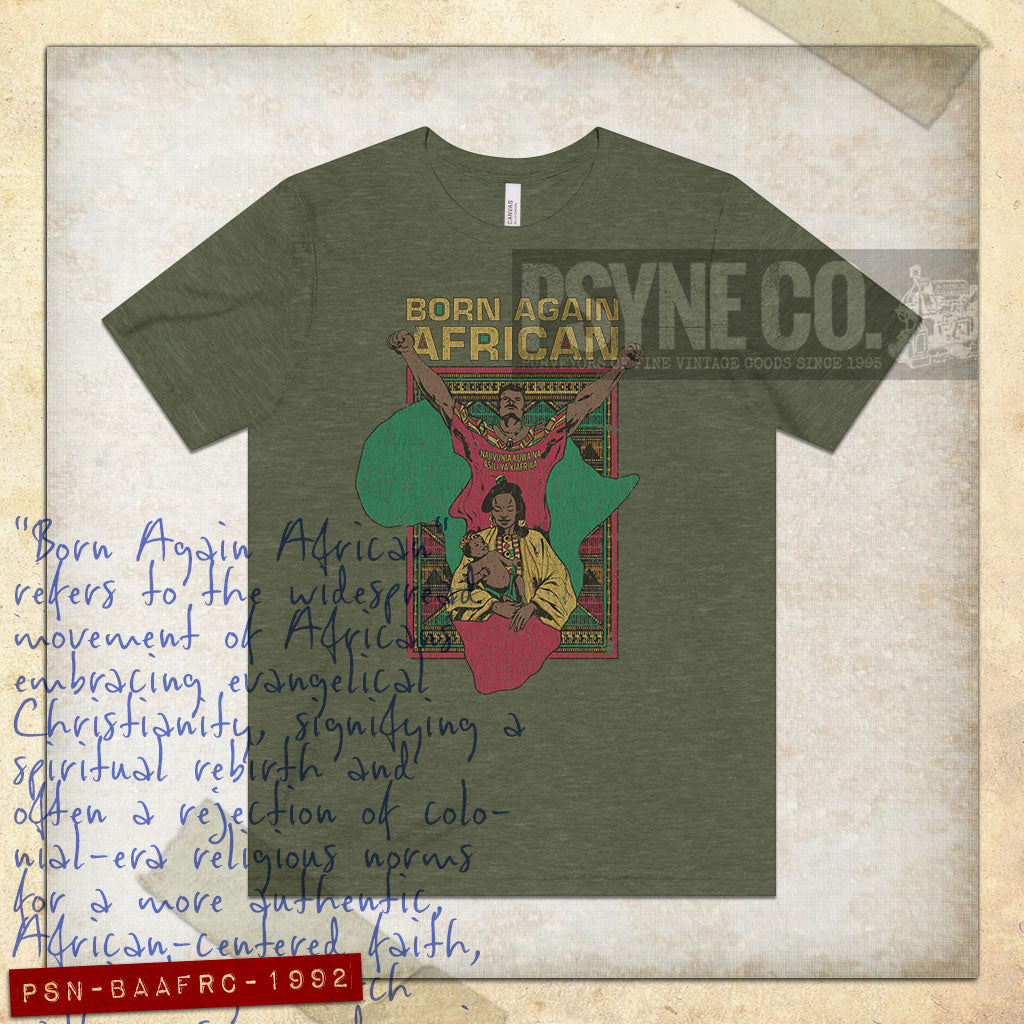 Born Again African 1992 Vintage Men's T-Shirt